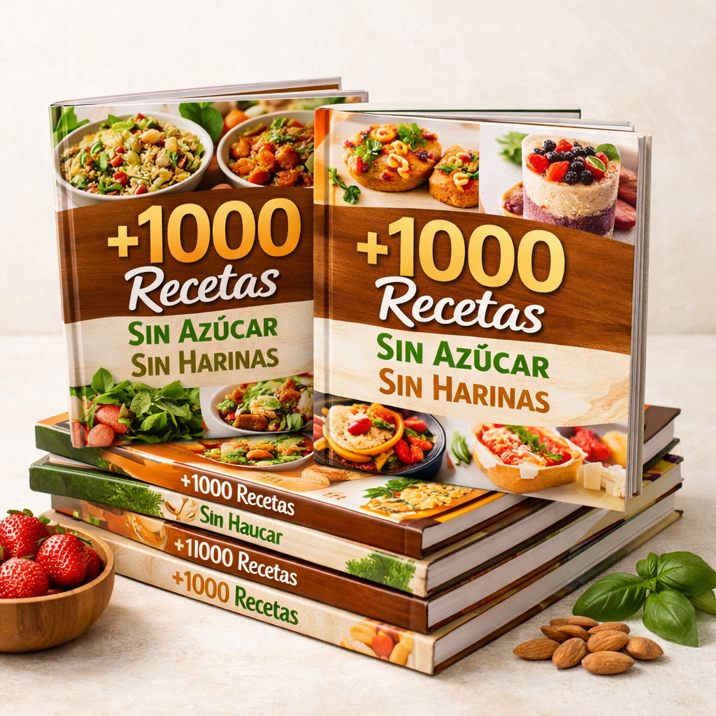 +1000 Recetas Sin Azúcar Sin Harinas